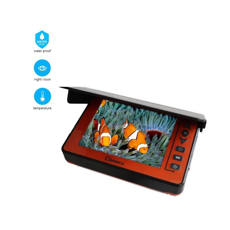 Underwater Camera - กล้องตกปลาใต้น้ำแบบพกพา มองเห็นในเวลากลางคืน กันน้ำ ขนาด 4 นิ้ว