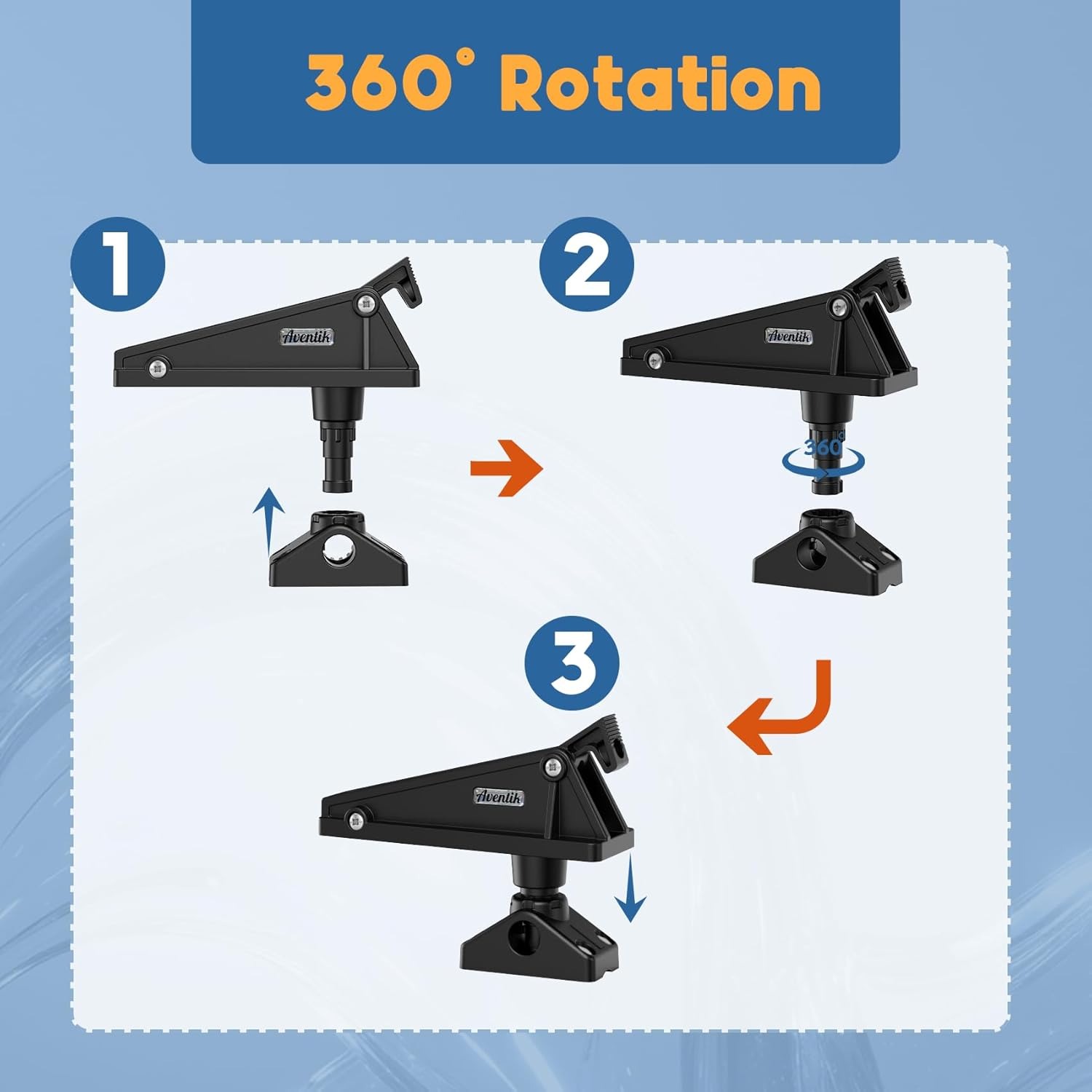 ระบบล็อคสมอเรือคายัคพร้อมที่ยึ - Fish Finder Mount บทวิจารณ์และราคา