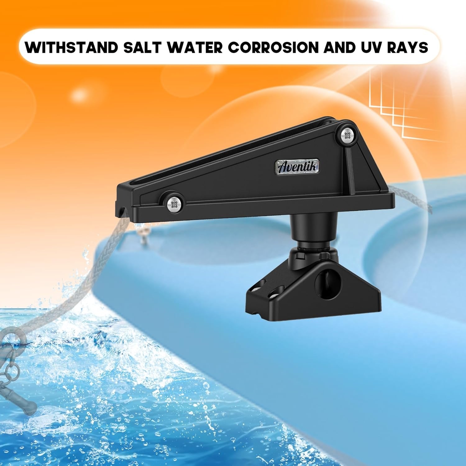 ระบบล็อคสมอเรือคายัคพร้อมที่ยึ - Fish Finder Mount บทวิจารณ์และราคา